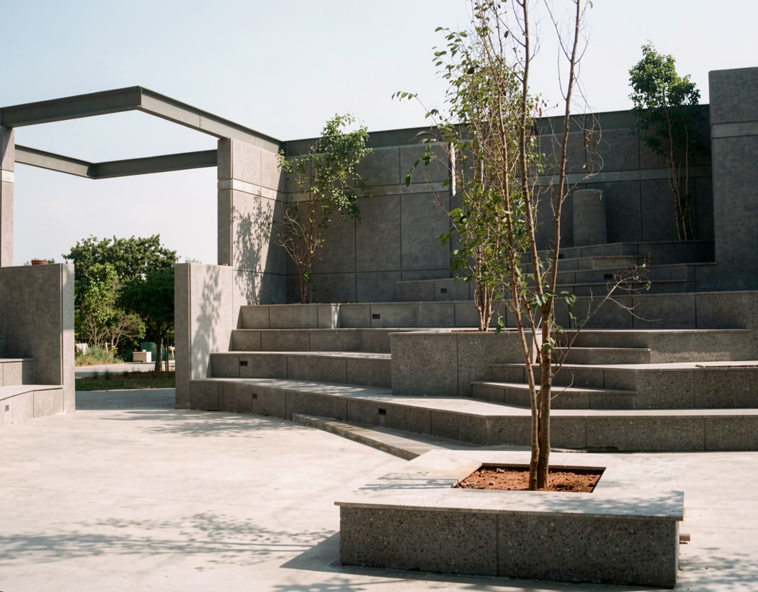 open-air amphitheatre_VJIET Management school_Hyderabad